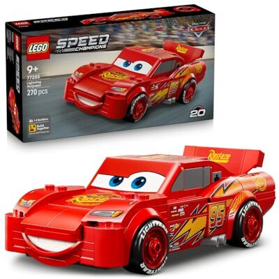 Lego Speed Champions Zygzak McQueen 77255 Model filmowego auta, zestaw klocków, prezent dla fana motoryzacji 9+, 270 elementów Lego Speed Champions Zygzak McQueen 77255 Model filmowego auta, zestaw klocków, prezent dla fana motoryzacji 9+, 270 elementów