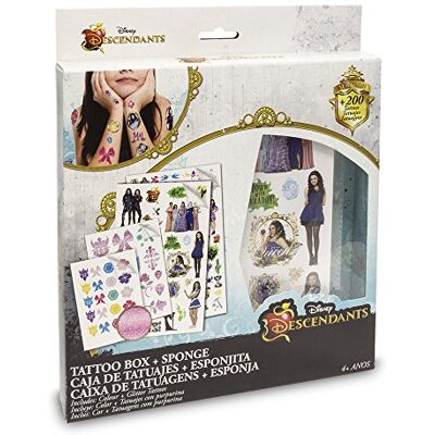 Disney Descendentes Premium Tattoos, zestaw biżuterii i makijażu (Toy Partner 675411) Disney Descendentes Premium Tattoos, zestaw biżuterii i makijażu (Toy Partner 675411)