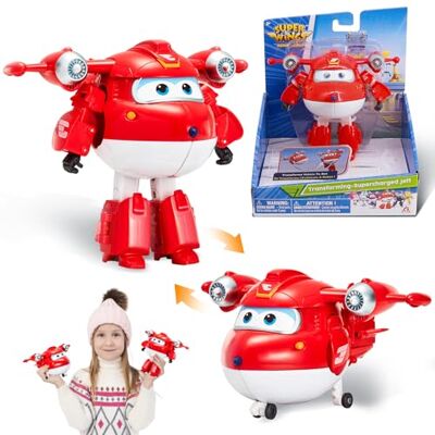 Super Wings Jett 5" Przemienialna Figurkę Akcji - Figurkę akcji Super Wings Jett 5" Przemienialna Figurkę Akcji - Figurkę akcji