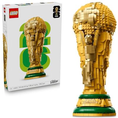 Lego Editions Oficjalny Puchar Świata FIFA, zabawka dla 12-latka, replika trofeum, ozdoba piłkarska dla dzieci, pomysł na prezent urodzinowy dla chłopca, dziewczynki i fanów piłki nożnej 43020 Lego Editions Oficjalny Puchar Świata FIFA, zabawka dla 12-latka, replika trofeum, ozdoba piłkarska dla dzieci, pomysł na prezent urodzinowy dla chłopca, dziewczynki i fanów piłki nożnej 43020