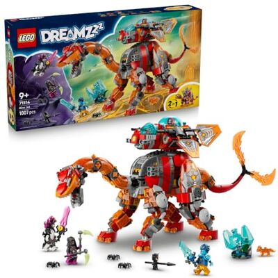Lego DREAMZzz Dinostatek kosmiczny, zabawka konstrukcyjna dla dzieci, dwie opcje budowania, stegozaur lub brontozaur, prezent na urodziny dla chłopców i dziewczynek w wieku od 9 lat 71514 Lego DREAMZzz Dinostatek kosmiczny, zabawka konstrukcyjna dla dzieci, dwie opcje budowania, stegozaur lub brontozaur, prezent na urodziny dla chłopców i dziewczynek w wieku od 9 lat 71514