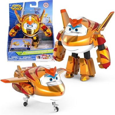 Transforming Supercharged Golden Boy for 3+ Year Old Boy Girl Transforming Supercharged Golden Boy for 3+ Year Old Boy Girl