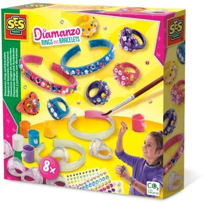 Creative Pierścionki i bransoletki Diamanzo (S14706), Jeden rozmiar, Karton Creative Pierścionki i bransoletki Diamanzo (S14706), Jeden rozmiar, Karton