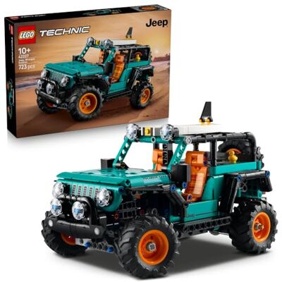Lego Technic SUV Jeep Wrangler Rubicon, zabawka dla dziecka, zestaw konstrukcyjny z samochodem do zbudowania i zabawy, pomysł na prezent dla 10-latka na urodziny, dla chłopca i dziewczynki 42227 Lego Technic SUV Jeep Wrangler Rubicon, zabawka dla dziecka, zestaw konstrukcyjny z samochodem do zbudowania i zabawy, pomysł na prezent dla 10-latka na urodziny, dla chłopca i dziewczynki 42227