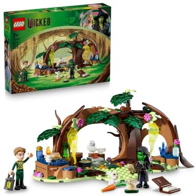 Lego Wicked Kryjówka Elphaby, kreatywna zabawka dla dziecka, dziewczynki i chłopca, z 2 minilaleczkami i 2 figurkami zwierząt, pomysł na prezent dla 7-latki i fanów zabawek konstrukcyjnych 75687 Lego Wicked Kryjówka Elphaby, kreatywna zabawka dla dziecka, dziewczynki i chłopca, z 2 minilaleczkami i 2 figurkami zwierząt, pomysł na prezent dla 7-latki i fanów zabawek konstrukcyjnych 75687
