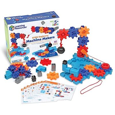 Learning Resources st Explorers™ Machine Makers, 50 Piece Kit, Ages 5+, toys STEM Building, Engineering Toys, Build It Yourself Learning Resources st Explorers™ Machine Makers, 50 Piece Kit, Ages 5+, toys STEM Building, Engineering Toys, Build It Yourself