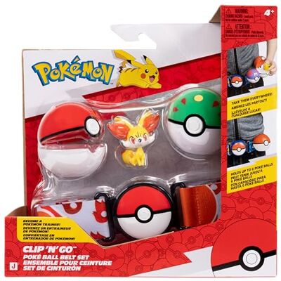 Pokémon Fenniken Clip N Go Belt set PKW4742 Perfekt with Pokemon pokéball & 5- and 8cm Battle Figures. Pokémon Fenniken Clip N Go Belt set PKW4742 Perfekt with Pokemon pokéball & 5- and 8cm Battle Figures.