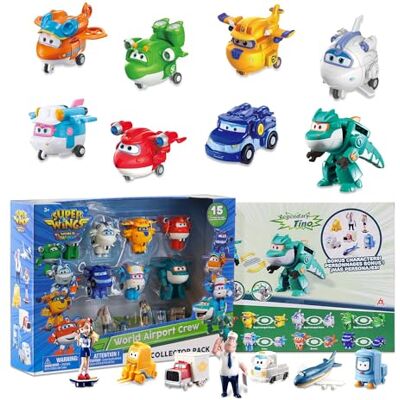 Super Transformer Toys 2", zabawka samolotowa, mini figurki akcji dla dzieci w wieku 3-12 lat, akcesoria na przyjęcie urodzinowe dla chłopców i dziewczynek (15 opakowań) Super Transformer Toys 2", zabawka samolotowa, mini figurki akcji dla dzieci w wieku 3-12 lat, akcesoria na przyjęcie urodzinowe dla chłopców i dziewczynek (15 opakowań)
