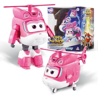 Transformer Supercharged Dizzy Samolot Wysokość ok. 12,7 cm, Lalka Dziecięca, Zabawka Samolot i Robotyczna Figurka Dla Chłopców Dziewcząt Od 3 lat Transformer Supercharged Dizzy Samolot Wysokość ok. 12,7 cm, Lalka Dziecięca, Zabawka Samolot i Robotyczna Figurka Dla Chłopców Dziewcząt Od 3 lat