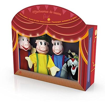 Tachan Zestaw 4 lalek dla dzieci 3 świnek Zestaw lalek ręcznych zawiera 4 postacie z bajek dla dzieci Wymiary lalki 30 cm (CPA Toy Group 749T00540) Tachan Zestaw 4 lalek dla dzieci 3 świnek Zestaw lalek ręcznych zawiera 4 postacie z bajek dla dzieci Wymiary lalki 30 cm (CPA Toy Group 749T00540)