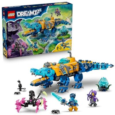 Lego DREAMZzz Krokodylołódź podwodna, zabawka dla dzieci z 3 minifigurkami, dwie opcje budowania, krokodyl lub orzeł, prezent urodzinowy dla chłopców i dziewczynek w wieku od 8 lat 71512 Lego DREAMZzz Krokodylołódź podwodna, zabawka dla dzieci z 3 minifigurkami, dwie opcje budowania, krokodyl lub orzeł, prezent urodzinowy dla chłopców i dziewczynek w wieku od 8 lat 71512