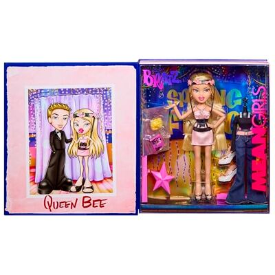 Bratz x Mean Girls Spring Fling Doll Regina– Kolekcjonerska Modna Lalka z Dwiema Stylizacjami, Różową Satynową Sukienką i Akcesoriami Inspirowanymi Filmem Bratz x Mean Girls Spring Fling Doll Regina– Kolekcjonerska Modna Lalka z Dwiema Stylizacjami, Różową Satynową Sukienką i Akcesoriami Inspirowanymi Filmem
