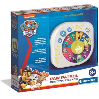 Clementoni Opowiadacz Historii Paw Patrol – Przenośne Urządzenie Audio Interaktywne z Przygodami i Opowieściami Szczeniaczków – Edukacyjna Zabawka dla Dzieci 3+ – 50787 Clementoni Opowiadacz Historii Paw Patrol – Przenośne Urządzenie Audio Interaktywne z Przygodami i Opowieściami Szczeniaczków – Edukacyjna Zabawka dla Dzieci 3+ – 50787