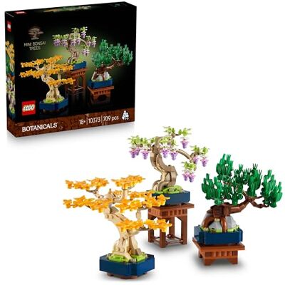 Lego Botanicals Małe drzewka bonsai, kreatywny zestaw konstrukcyjny dla dorosłych, pomysł na prezent na parapetówkę lub urodziny dla kobiet, mężczyzn i miłośników sztucznych roślin ozdobnych 10373 Lego Botanicals Małe drzewka bonsai, kreatywny zestaw konstrukcyjny dla dorosłych, pomysł na prezent na parapetówkę lub urodziny dla kobiet, mężczyzn i miłośników sztucznych roślin ozdobnych 10373