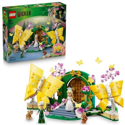 Lego Wicked Dzień ślubu Glindy, zabawka konstrukcyjna dla dziecka z motylami i dwiema minilaleczkami, pomysł na prezent dla dziewczynki i chłopca od 8 lat, dekoracja do pokoju dziecięcego 75688 Lego Wicked Dzień ślubu Glindy, zabawka konstrukcyjna dla dziecka z motylami i dwiema minilaleczkami, pomysł na prezent dla dziewczynki i chłopca od 8 lat, dekoracja do pokoju dziecięcego 75688