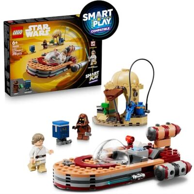 Lego Star Wars 75420 SMART Play: Śmigacz Luke'a, interaktywna zabawka dla dziecka, zestaw kompatybilny z 1 x SMART Tagiem i minifigurką Luke'a Skywalkera prezent dla dzieci od 6 lat i fanów Lego Star Wars 75420 SMART Play: Śmigacz Luke'a, interaktywna zabawka dla dziecka, zestaw kompatybilny z 1 x SMART Tagiem i minifigurką Luke'a Skywalkera prezent dla dzieci od 6 lat i fanów