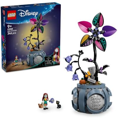 Lego ǀ Disney Doniczka Sally, Miasteczko Halloween Tima Burtona, zabawka konstrukcyjna dla dzieci, dekoracja i pomysł na prezent urodzinowy dla dziewczynek, chłopców i fanów dark fantasy 43288 Lego ǀ Disney Doniczka Sally, Miasteczko Halloween Tima Burtona, zabawka konstrukcyjna dla dzieci, dekoracja i pomysł na prezent urodzinowy dla dziewczynek, chłopców i fanów dark fantasy 43288