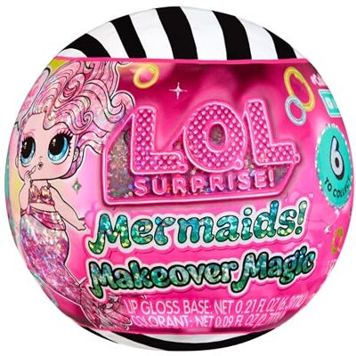 L.O.L. Surprise! Mermaids Makeover Magic Tots – Zestaw do Tworzenia Błyszczyków dla Ciebie i Twojej Lalki. Mieszaj i Twórz Własny Makijaż, Baw się w Wodzie! Do Zebrania 6 Laleczek. Dla Dzieci od 4 Lat L.O.L. Surprise! Mermaids Makeover Magic Tots – Zestaw do Tworzenia Błyszczyków dla Ciebie i Twojej Lalki. Mieszaj i Twórz Własny Makijaż, Baw się w Wodzie! Do Zebrania 6 Laleczek. Dla Dzieci od 4 Lat