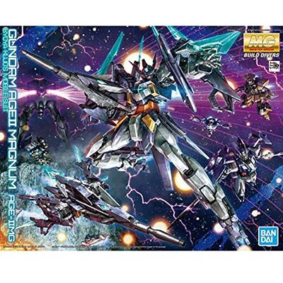 BANDAI SPIRITS GUNDAM MG 1/100 AGE-IIMG Age II Magnum Gundam zestaw modeli BANDAI SPIRITS GUNDAM MG 1/100 AGE-IIMG Age II Magnum Gundam zestaw modeli
