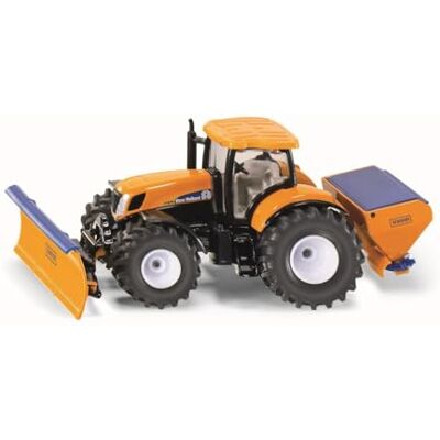 SIKU 2940, Ratrak z pługiem śnieżnym i płytą dociskową, 1:50, Metal,Tworzywo sztuczne, Pomarańczowy,Niebieski, Odłączane elementy SIKU 2940, Ratrak z pługiem śnieżnym i płytą dociskową, 1:50, Metal,Tworzywo sztuczne, Pomarańczowy,Niebieski, Odłączane elementy