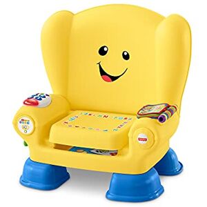 Fisher Price Laugh & Learn Smart Stages krzesło – interaktywna zabawka muzyczna dla małych dzieci, wersja: włoska, żółta HBB71 Fisher Price Laugh & Learn Smart Stages krzesło – interaktywna zabawka muzyczna dla małych dzieci, wersja: włoska, żółta HBB71