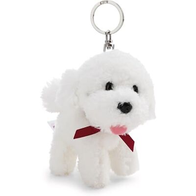 NICI 63400 brelok Bichon Frisé, wierny pluszowy towarzysz do plecaka lub torby, zawieszka na klucze dla małych i dużych, 10 cm, brązowy NICI 63400 brelok Bichon Frisé, wierny pluszowy towarzysz do plecaka lub torby, zawieszka na klucze dla małych i dużych, 10 cm, brązowy