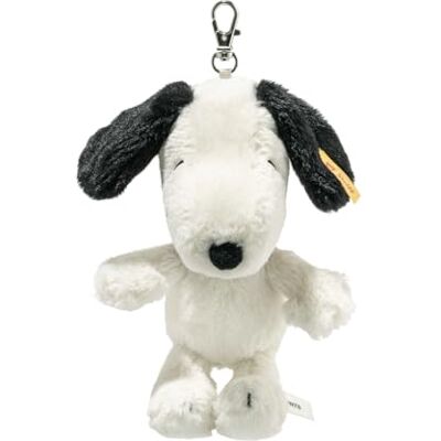 Steiff Zawieszka Snoopy 15 cm, biała, Peanuts, pluszowa zawieszka Snoopy, przytulanka z kółkiem na klucze, wykonana z miękkiego pluszu, można prać w pralce Steiff Zawieszka Snoopy 15 cm, biała, Peanuts, pluszowa zawieszka Snoopy, przytulanka z kółkiem na klucze, wykonana z miękkiego pluszu, można prać w pralce