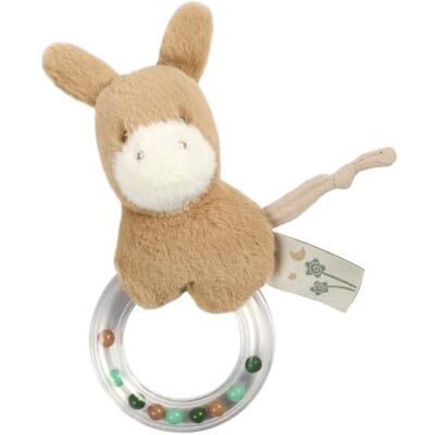 Nattou LouLou osioł grzechotka i gryzak dla niemowląt Gry dla dzieci od 0 do 3 miesięcy zabawka sensoryczna dla dzieci silikon bez BPA 15 cm jasny karmel Nattou LouLou osioł grzechotka i gryzak dla niemowląt Gry dla dzieci od 0 do 3 miesięcy zabawka sensoryczna dla dzieci silikon bez BPA 15 cm jasny karmel