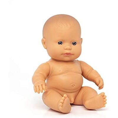 Miniland Lalka dla niemowląt z jasnej skóry 21 cm do wyobrażenia i nauki Realistyczny anatomiczny design, kompatybilny z Dolls, wspiera rozwój emocjonalny od 10 miesięcy Miniland Lalka dla niemowląt z jasnej skóry 21 cm do wyobrażenia i nauki Realistyczny anatomiczny design, kompatybilny z Dolls, wspiera rozwój emocjonalny od 10 miesięcy