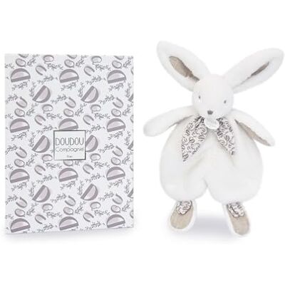 Doudou et Compagnie Królik DOUDOU Biała przytulanka Doudou et Compagnie Królik DOUDOU Biała przytulanka