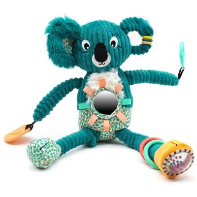Les Déglingos LES DEGLINGOS Berlingos koala Nomad Aktywność Pluszowa zabawka, zabawka do przebudzenia dla niemowląt, pomysł na prezent od urodzenia, 36 cm Les Déglingos LES DEGLINGOS Berlingos koala Nomad Aktywność Pluszowa zabawka, zabawka do przebudzenia dla niemowląt, pomysł na prezent od urodzenia, 36 cm