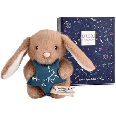 Doudou et Compagnie Mała przytulanka królik Strzelec 12 cm Kolekcja przytulanki dla niemowląt Astro z haftowaną konstelacją Miękka gwiazda Pomysł na prezent z okazji narodzin dziewczynki nowo Doudou et Compagnie Mała przytulanka królik Strzelec 12 cm Kolekcja przytulanki dla niemowląt Astro z haftowaną konstelacją Miękka gwiazda Pomysł na prezent z okazji narodzin dziewczynki nowo