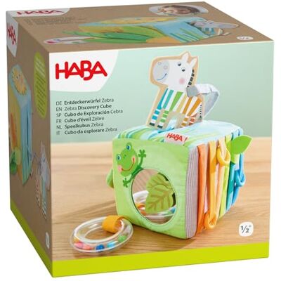 HABA Kostka odkrywcza zebra HABA Kostka odkrywcza zebra