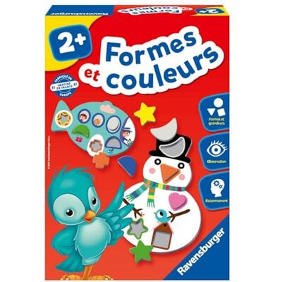 Ravensburger Gra edukacyjna Kształty i kolory Gra w dopasowywanie Rozwój obserwacji i umiejętności motorycznych Od 2 lat Mieszany 24743 Ravensburger Gra edukacyjna Kształty i kolory Gra w dopasowywanie Rozwój obserwacji i umiejętności motorycznych Od 2 lat Mieszany 24743