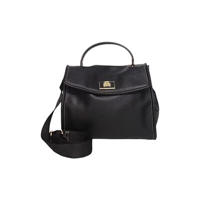 12401859 Ermanno Firenze Treasure Torba unisex dla dorosłych, czarna, Kolor: czarny 12401859 Ermanno Firenze Treasure Torba unisex dla dorosłych, czarna, Kolor: czarny