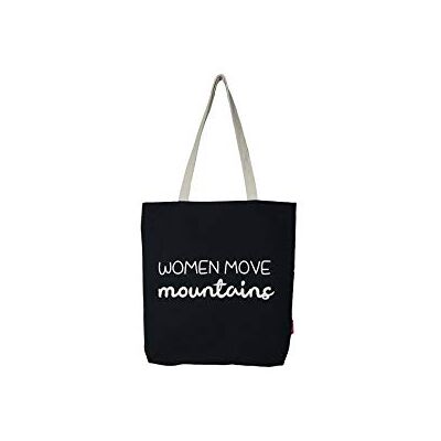 N-003-WOMENMOVE Econanos Hellobags2019 płócienna i plażowa torba na zakupy, 38 cm, czarna (NEGRO) N-003-WOMENMOVE Econanos Hellobags2019 płócienna i plażowa torba na zakupy, 38 cm, czarna (NEGRO)