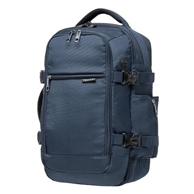 PM90171-7A PUCCINI Easy Pack plecak podręczny do Ryanair, plecak podróżny, torba kabinowa, samolot, torba podróżna dla mężczyzn i kobiet, plecak wielofunkcyjny, granatowy, S 40x20x25 cm (18 L), S – 40 x 20 x PM90171-7A PUCCINI Easy Pack plecak podręczny do Ryanair, plecak podróżny, torba kabinowa, samolot, torba podróżna dla mężczyzn i kobiet, plecak wielofunkcyjny, granatowy, S 40x20x25 cm (18 L), S – 40 x 20 x