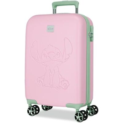 5448521 Joumma Disney Traveling with Stitch Walizka kabinowa różowa 36 x 55 x 20 cm twarda 2,4 kg zamek szyfrowy z boku ABS 2,4 kg 32 l bagaż podręczny, Różowy kolor, Talla única, walizka kabinowa 5448521 Joumma Disney Traveling with Stitch Walizka kabinowa różowa 36 x 55 x 20 cm twarda 2,4 kg zamek szyfrowy z boku ABS 2,4 kg 32 l bagaż podręczny, Różowy kolor, Talla única, walizka kabinowa