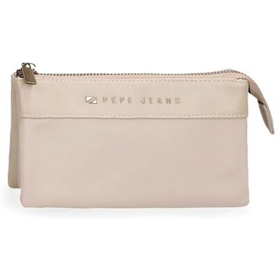 7924333 Pepe Jeans Morgan Joumma Bags damskie plecaki na co dzień torby podróżne, beżowo-czarne sztuczne futro damskie, beż, Talla Única, portmonetka 7924333 Pepe Jeans Morgan Joumma Bags damskie plecaki na co dzień torby podróżne, beżowo-czarne sztuczne futro damskie, beż, Talla Única, portmonetka