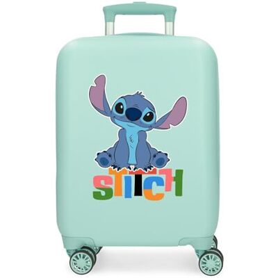 4951341 Disney Aloha Stitch Walizka kabinowa niebieska 33 x 50 x 20 cm sztywny 2 kg zamek szyfrowy z boku ABS 2 kg 28 l bagaż podręczny, Niebieski, Talla única, walizka kabinowa 4951341 Disney Aloha Stitch Walizka kabinowa niebieska 33 x 50 x 20 cm sztywny 2 kg zamek szyfrowy z boku ABS 2 kg 28 l bagaż podręczny, Niebieski, Talla única, walizka kabinowa