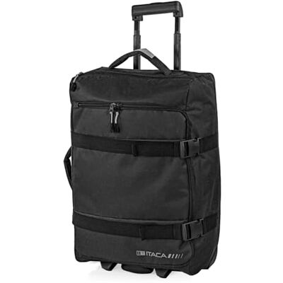 701650 ITACA Torba podrózna na kólkach, walizka kabinowa 55x40x20, luggage, walizki Trwalosc i komfort podczas podrózy, Czarny 701650 ITACA Torba podrózna na kólkach, walizka kabinowa 55x40x20, luggage, walizki Trwalosc i komfort podczas podrózy, Czarny