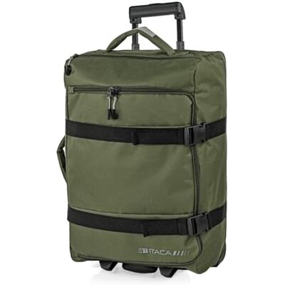 701650 ITACA Torba podrózna na kólkach, walizka kabinowa 55x40x20, luggage, walizki Trwalosc i komfort podczas podrózy, Khaki 701650 ITACA Torba podrózna na kólkach, walizka kabinowa 55x40x20, luggage, walizki Trwalosc i komfort podczas podrózy, Khaki