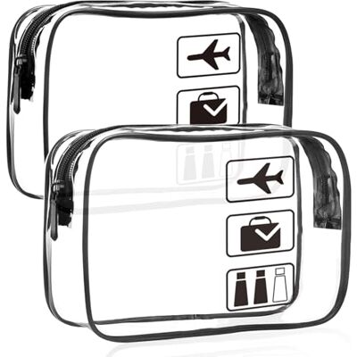 Trousse de Toilette Transparente KOOSREEL Transparentne Kulturtasche, 2 sztuki TSA-geprüft Kosmetiktasche, przezroczyste plamy fluorescencyjne w kształcie plam, Kulturtaschen dla Reisezubehör, Männer, Frauen, Rodzina Trousse de Toilette Transparente KOOSREEL Transparentne Kulturtasche, 2 sztuki TSA-geprüft Kosmetiktasche, przezroczyste plamy fluorescencyjne w kształcie plam, Kulturtaschen dla Reisezubehör, Männer, Frauen, Rodzina