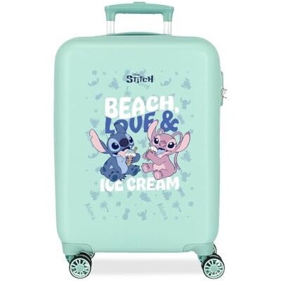 630129100035 Joumma Disney Beach & Love Walizka kabinowa turkusowa niebieska 38 x 55 x 20 cm sztywne tworzywo ABS boczne zapięcie szyfrowe 34L 2,6 kg 4 koła podwójny bagaż podręczny 630129100035 Joumma Disney Beach & Love Walizka kabinowa turkusowa niebieska 38 x 55 x 20 cm sztywne tworzywo ABS boczne zapięcie szyfrowe 34L 2,6 kg 4 koła podwójny bagaż podręczny