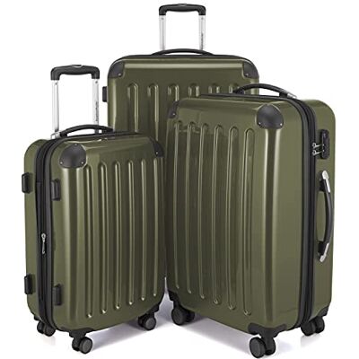 4260725429111 Hauptstadtkoffer ALEX Zestaw 3 Walizek – Bagaż Podręczny 55 cm, Walizka Średnia 65 cm i Duża 75 cm, Twarda Skorupa ABS+PC, Zamek Szyfrowy, awokado 4260725429111 Hauptstadtkoffer ALEX Zestaw 3 Walizek – Bagaż Podręczny 55 cm, Walizka Średnia 65 cm i Duża 75 cm, Twarda Skorupa ABS+PC, Zamek Szyfrowy, awokado