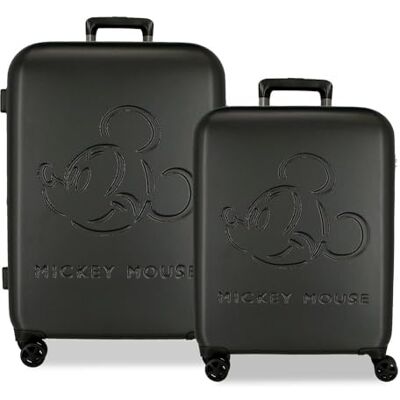 5419521 Disney Zestaw walizek Mickey Good Trip Black 55/70 cm sztywny 5,65 kg TSA ABS 5,65 kg 136,61 L wysuwany bagaż podręczny, czarny, talla única, zestaw walizek, czarny, Taille unique, Zestaw walizek 5419521 Disney Zestaw walizek Mickey Good Trip Black 55/70 cm sztywny 5,65 kg TSA ABS 5,65 kg 136,61 L wysuwany bagaż podręczny, czarny, talla única, zestaw walizek, czarny, Taille unique, Zestaw walizek
