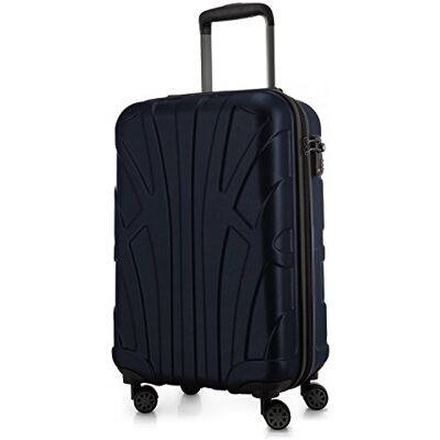 S20-8801M-DB-88011037 Suitline Walizka kabinowa 55 x 35 x 20 cm (34 L) ABS twarda z zamkiem TSA 4 podwójne koła uchwyt teleskopowy lekka bagaż podręczny podróż służbowa, granatowy S20-8801M-DB-88011037 Suitline Walizka kabinowa 55 x 35 x 20 cm (34 L) ABS twarda z zamkiem TSA 4 podwójne koła uchwyt teleskopowy lekka bagaż podręczny podróż służbowa, granatowy