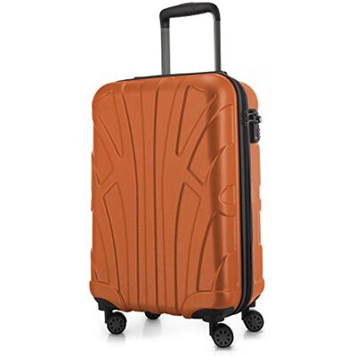 S20-8801M-O-88011057 Suitline Walizka kabinowa 55 x 35 x 20 cm (34 L) ABS twarda z zamkiem TSA 4 podwójne koła uchwyt teleskopowy lekka bagaż podręczny podróż służbowa, pomarańczowy S20-8801M-O-88011057 Suitline Walizka kabinowa 55 x 35 x 20 cm (34 L) ABS twarda z zamkiem TSA 4 podwójne koła uchwyt teleskopowy lekka bagaż podręczny podróż służbowa, pomarańczowy