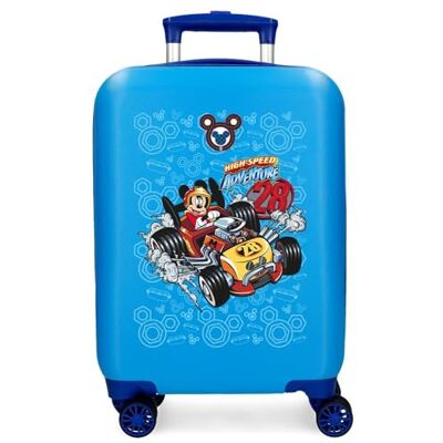 630170105032 Joumma Disney High Speed Mickey Walizka kabinowa niebieska 33 x 50 x 20 cm sztywne zapięcie szyfrowe z boku ABS 28 l 2,2 kg 4 podwójne koła bagaż podręczny 630170105032 Joumma Disney High Speed Mickey Walizka kabinowa niebieska 33 x 50 x 20 cm sztywne zapięcie szyfrowe z boku ABS 28 l 2,2 kg 4 podwójne koła bagaż podręczny