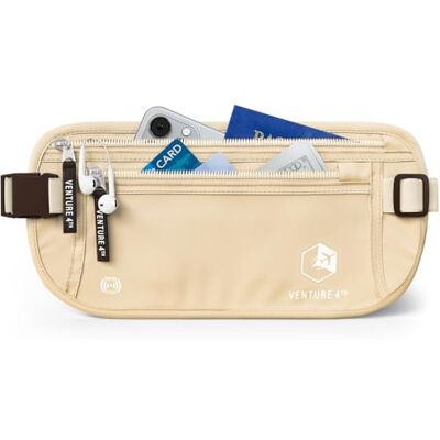 FBA_Venture4th-Beige-Money-Belt Venture 4th Undercover Money Belts For Travel (Beige) FBA_Venture4th-Beige-Money-Belt Venture 4th Undercover Money Belts For Travel (Beige)